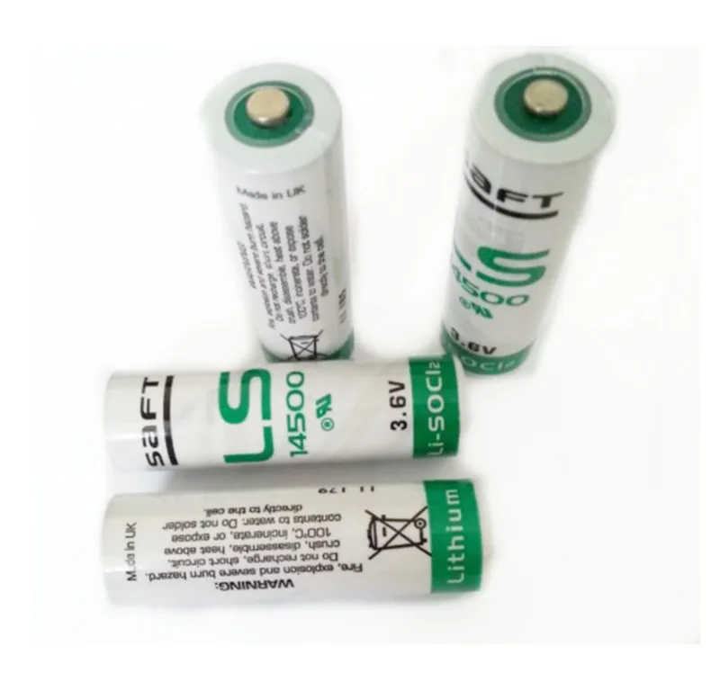 

4PCS SAFT LS14500 ER14505 AA 3.6V 2450mAh lithium battery for facility equipment spare generic lithium battery