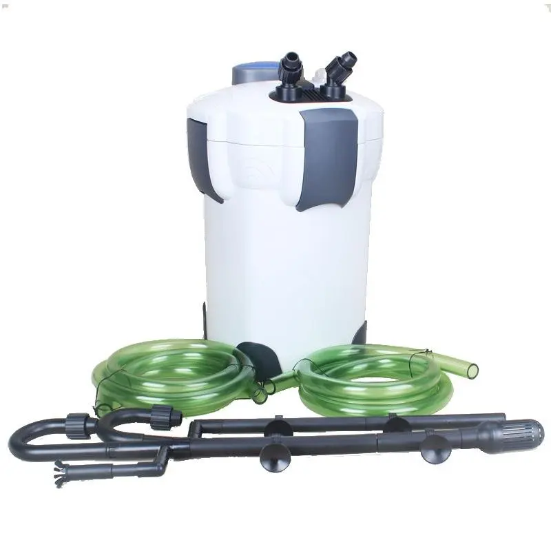 SUNSUN 55 Вт 2000L/ч 4 этап Внешний Аквариум канистра фильтр Садовый пруд Fish Tank 370gph HW