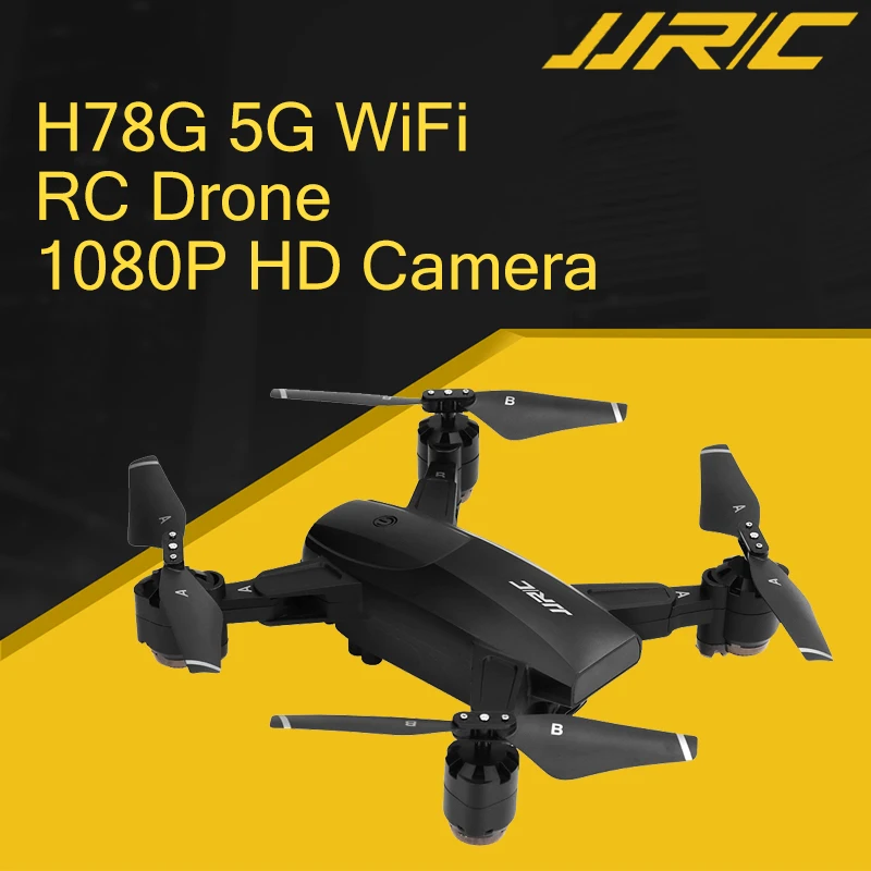 JJRC H78G Радиоуправляемый Дрон 5G WiFi FPV 1080P широкоугольная HD камера gps двойной режим