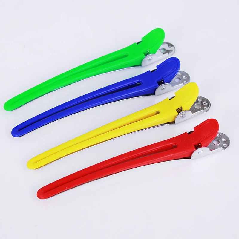 

10PCS/Pack Aluminum Metal Professional Hair Clip Hairdressing Accessories Salon Section Hair Clips Grip Hair Styling Tools