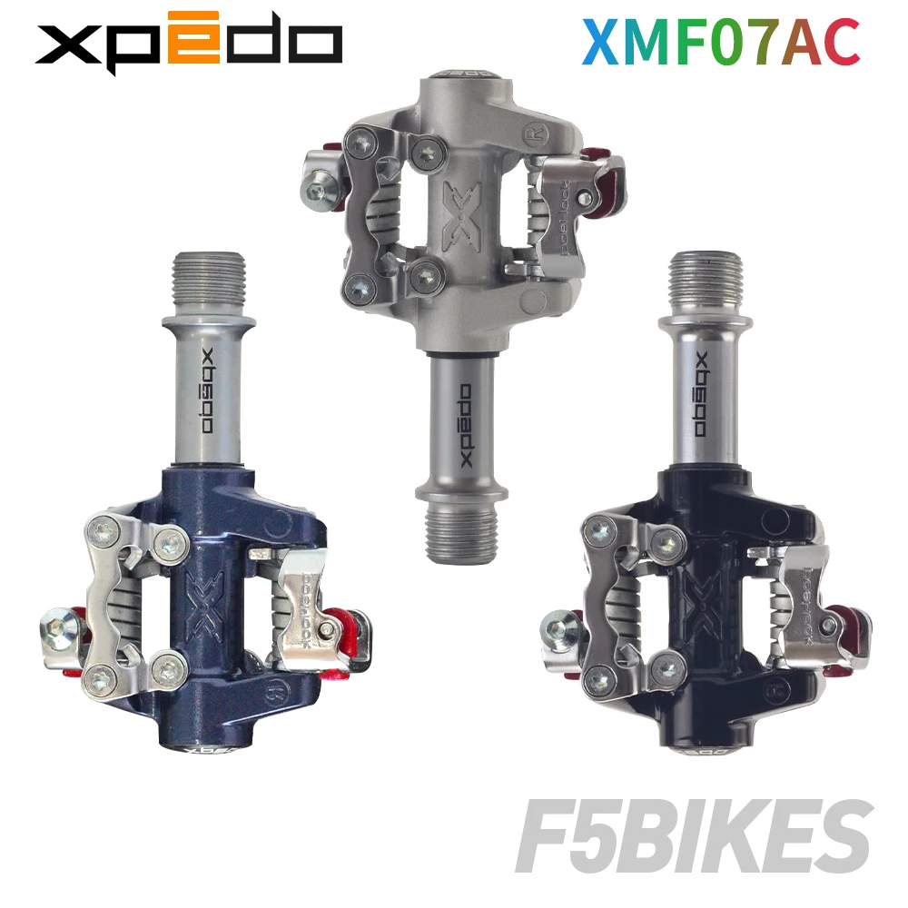 MTB Mountain Bike Clipless Pedals SHIMANO SPD Compatible Xpedo TWINS XMF07AC 