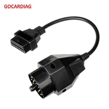 

High quality 20Pin OBDII OBD2 Round Adapter Converter Cable to 16Pin For BMW Extension cable