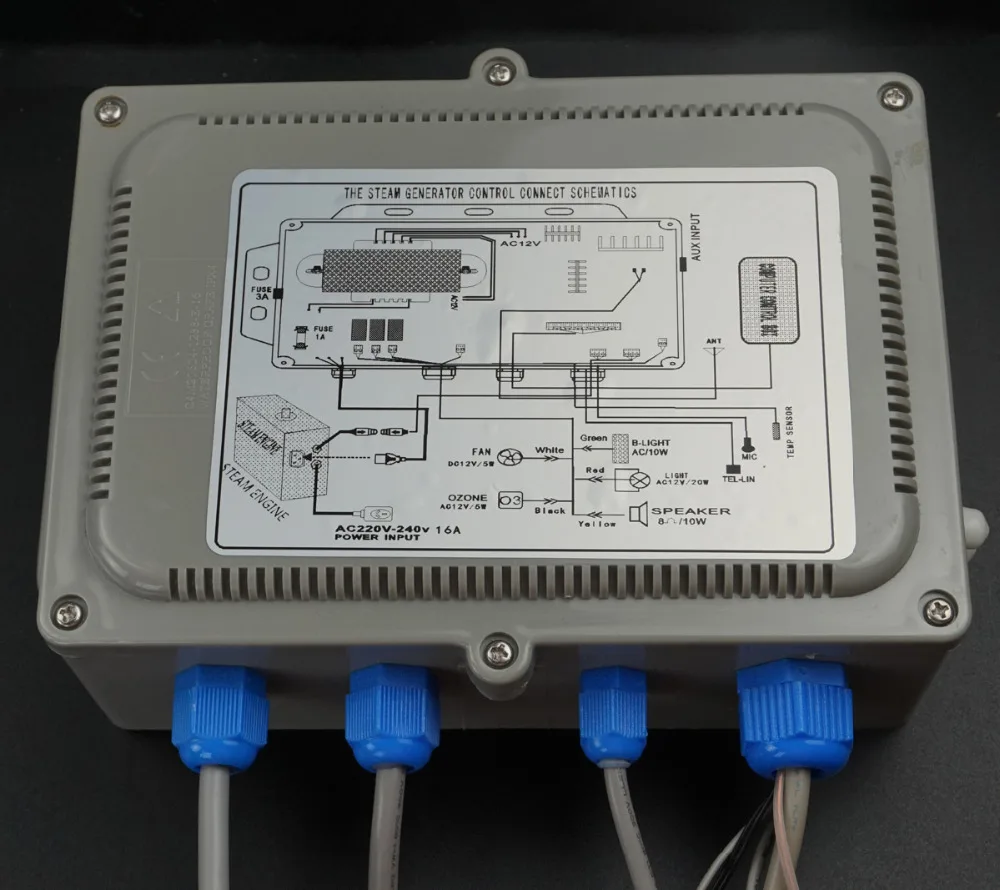Luxery регулятор душа пара Спа Система управления Сауной с 3KW 110 V отпариватель GD-9902