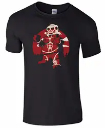 Манга атака на Titan T-Shirt лего Мужская Geek футболка мультфильм футболка Мужская Унисекс Новая модная футболка свободный размер Топ