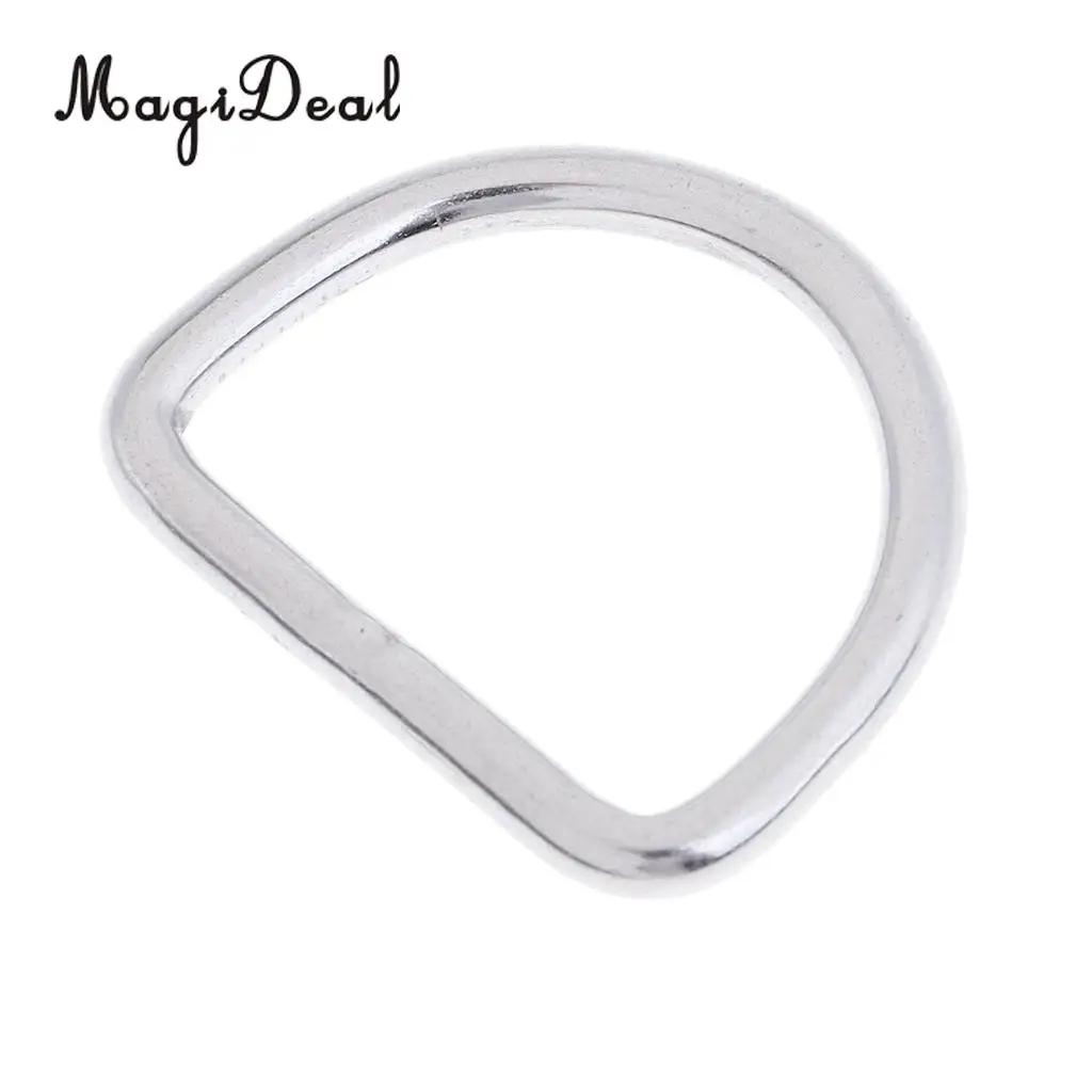 Marine Grade 316 Stainless Steel Welded D Ring Fitting Hardware Kayaking Canoeing Rafting Accessories