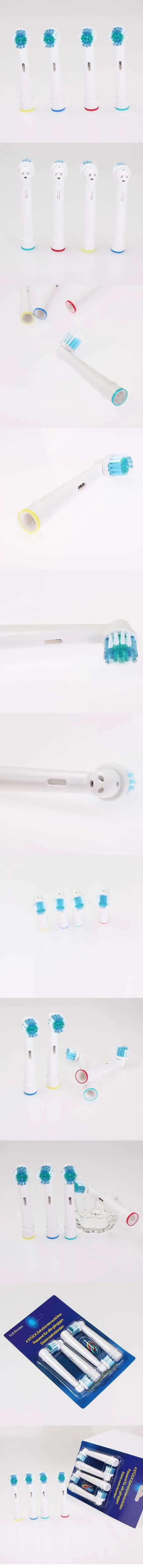 8 шт./лот, электрические сменные насадки для зубных щеток для полости рта B, электрическая зубная щетка, гигиена, уход, чистый Профессиональный уход, высокое качество