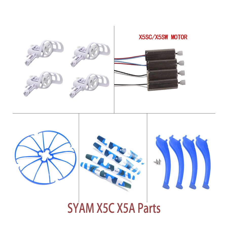 

HOT SALE Syma X5SC X5SW Explorers 6AXIS 4CH UFO RC Quadcopter Helicopter Spare Parts Full Set Replacements Accessories
