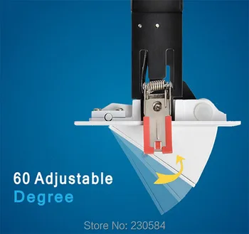 

high quality high-end fashion LED downlights Rectangle, 30w 40w 50w 60w high power lighting fixture