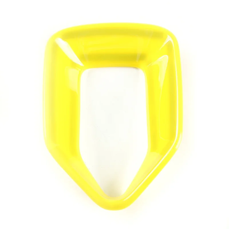 SHINEKA ABS автомобильное колесо заглушка автомобильного колпака декоративная крышка рамка наклейки для джип Ренегат- внешние автомобильные аксессуары для укладки - Название цвета: yellow B