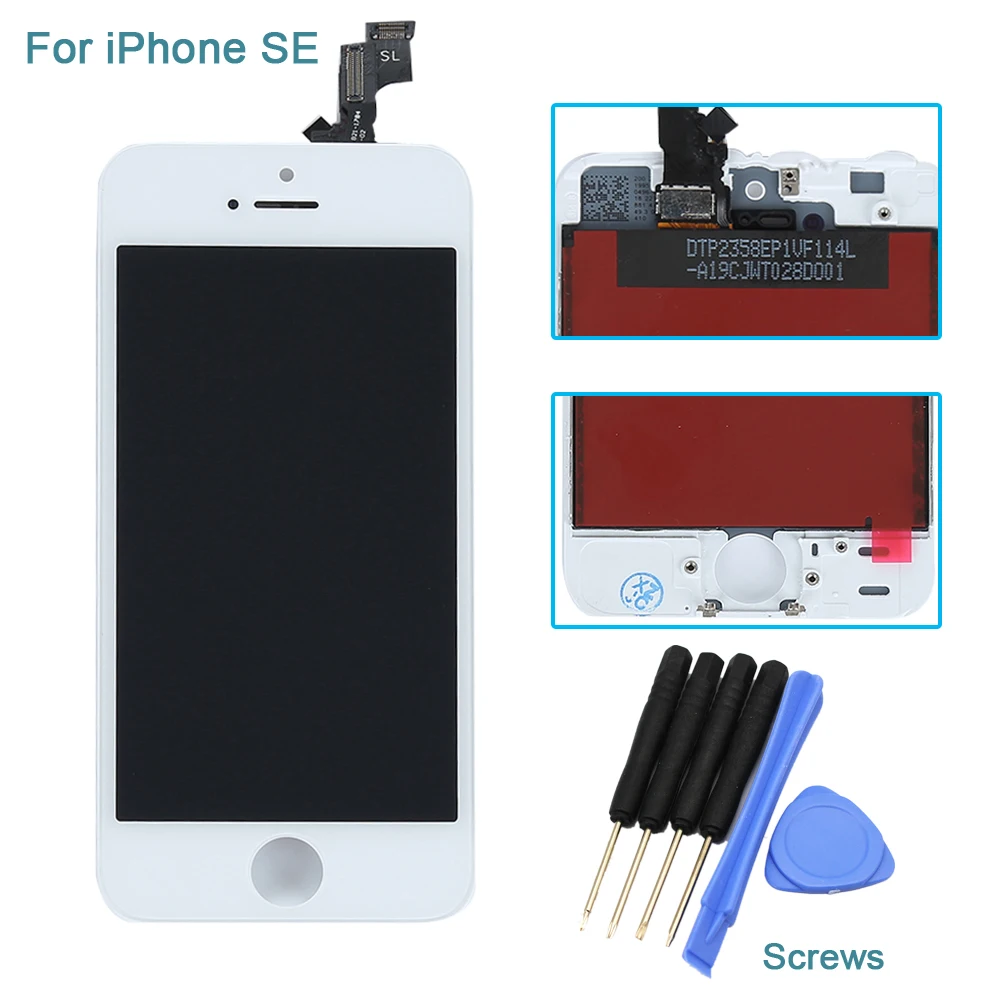 

For iPhone SE LCD Display Touch Screen With Digitizer Assembly+Screws Mobile Repair Parts
