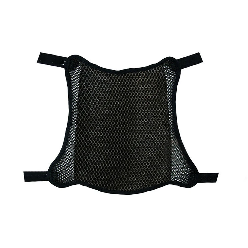 Черный Противоскользящий чехол для сиденья, дышащий, для мотоцикла, Замена 3D сетчатой ткани, Солнцезащитная накладка, универсальные запчасти, аксессуары
