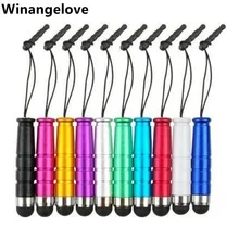 Winangeleve 20000 шт./лот мини Блестящий стилус в форме пули сенсорные ручки Пленительные ручки для планшетных ПК мобильных телефонов