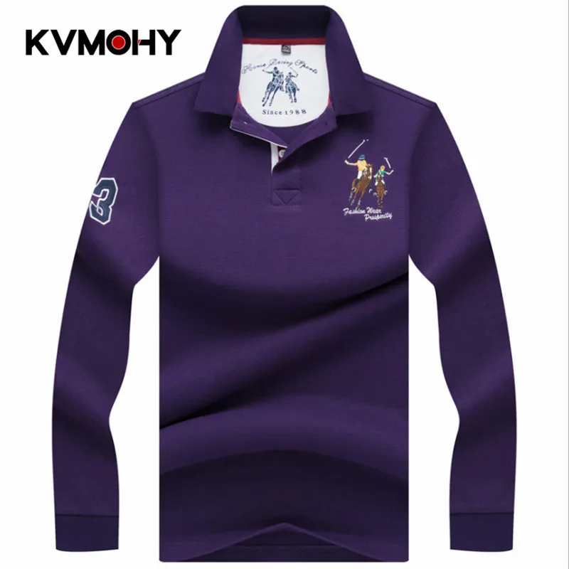 

Mens Polo Shirt Fashion Luxury Brand Polo Shirts Man High Quality 3D Embroidery Polos Shirt Para Hombre Long Sleeve Tops