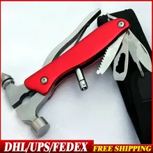 DHL/FedEx 100 шт. Автомобильный многофункциональный спасательный Молот автомобильный стеклянный молоток для первой помощи