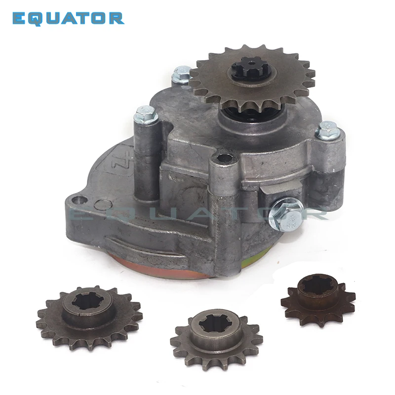 

T8F Clutch Drum Gear Box with 11T 14T 17T 20T Sprocket for 33cc 43cc 49cc Rod II Go Kart Mini Moto Dirt Bike Scooter ATV buggy