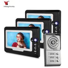 Yobang Security 7″Night Vision Home Security Door Camera Video Intercom For Villa Hand-Free Video Doo rbell phone Apartment