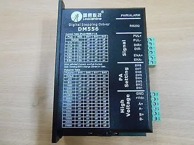 

DHL/EMS 2*CNC Stepper Drive 2ph 2.1~5.6A 18~50VDC Matching Nema23 34 Motor DM556 Leadshine -A2