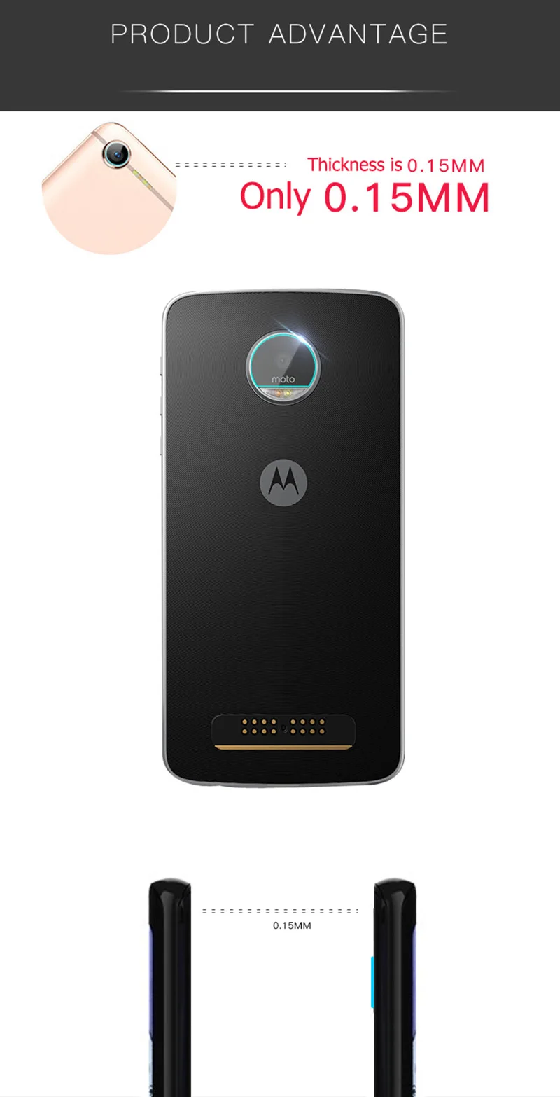 UVR 2 шт. для Motorola Moto Z Play Z2 Play Force защитная пленка из закаленного стекла для экрана задняя крышка для объектива камеры полное покрытие мягкая пленка