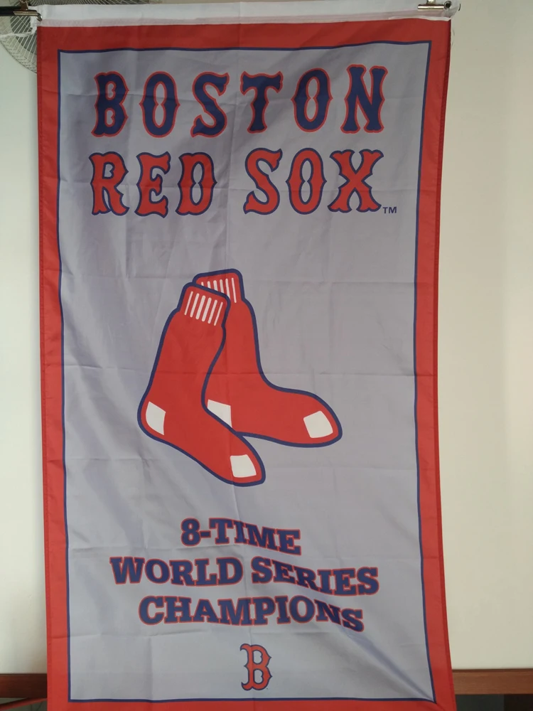 New Design Boston Red Sox Flag 3x5ft 90x150cm 100 Polyester Free