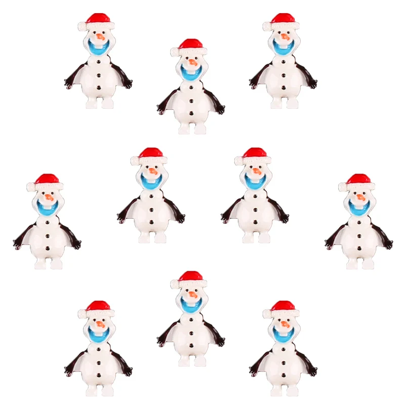 

50pcs Christmas Snowman Resin Cabochons Flatbacks Scrapbooking Resin Crafts Hair Bow Center Crafts Embellishment Flatback Charms