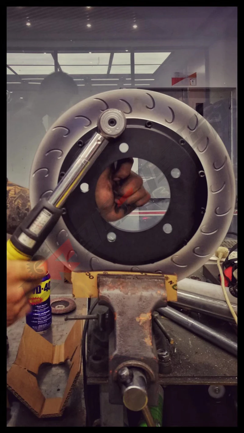 Sistema de freno de disco delantero de 15,16 pulgadas estilo de coche JB23 33 43