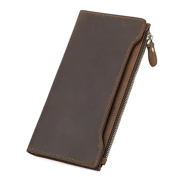 

Men's Wallets RFID Protecting Long Wallet Multifunction Purses for Man Male Business Wallets Genuine Leather 2019 New Fashion