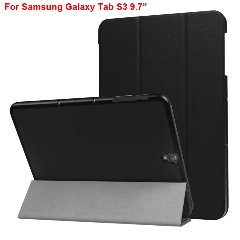 Флип-чехол для Samsung Galaxy TAB S3 9 7 дюйма T820 T825 смарт-чехол с автоматическим