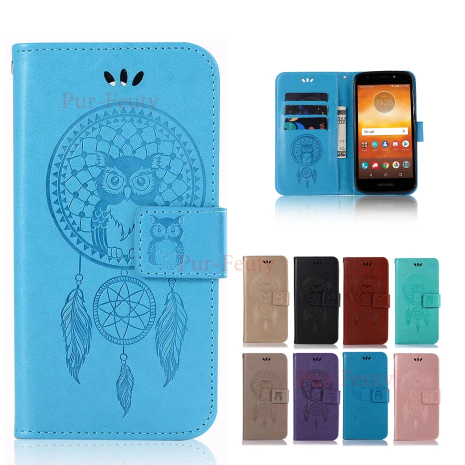 

Case For Motorola Moto E5 Play Go XT1920 Wallet PU Leather Back 3D Emboss Flip Cover For XT1920-15 XT1920-16 XT1920-18 XT1920-19