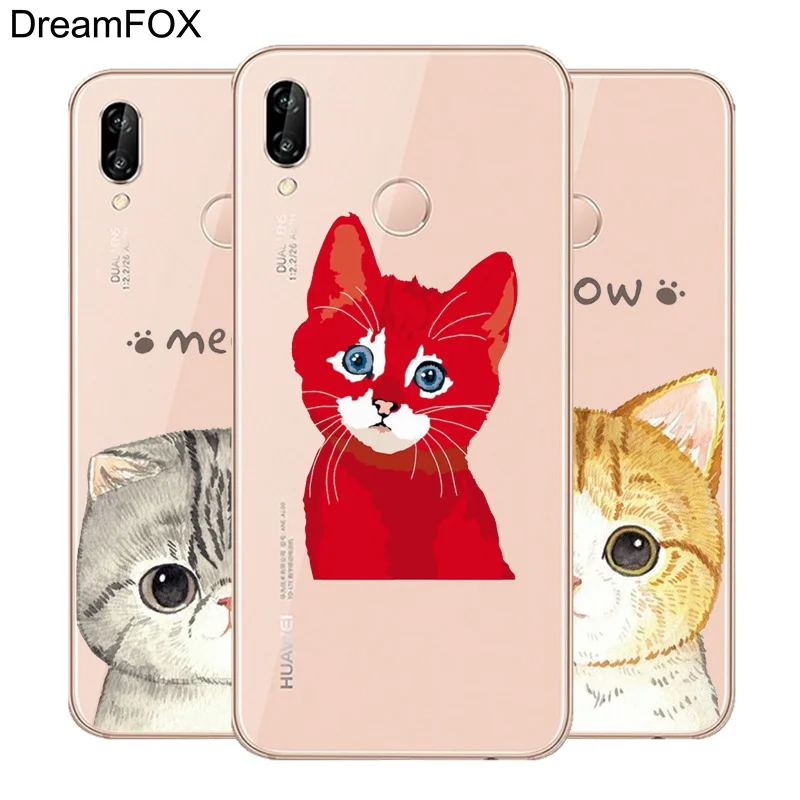 DREAMFOX L030 Новый Модный Милый Мягкий ТПУ силиконовый чехол для huawei Honor 6A 6C 7X9 10 P20 P30 Lite