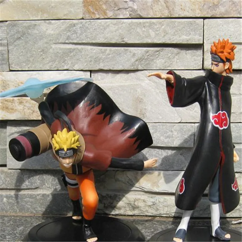 

2pcs/lot Naruto/Yahiko Anime Action Figures Pain Six Paths Of Pain Nagato PVC Collections Figures Kids Toys Brinquedos 18cm