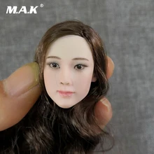 1/6 шкала азиатская Женская кинозвезда Daiwenwen голова скульптурная резная модель для 1" PH бледная женская фигура тела