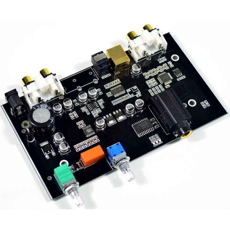 

PCM5100 Digital to Analog Converter USB Optical fiber RCA DAC Decoding board 96KHZ headphone amplifier For PC TV Amplifier