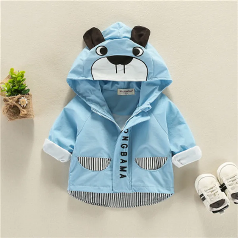 Baby Girls Totoro jacket Cute bear Cartoon Hooded Coat Baby Boys Totoro Outerwear Baby sport Jackets Toddler kids clothing