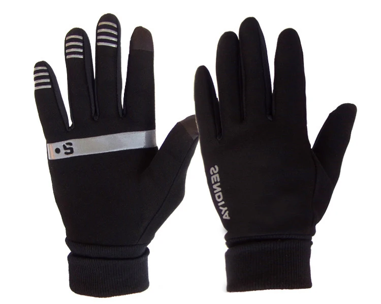Велосипедные перчатки Осенние Зимние перчатки для сенсорного экрана мужские внедорожные Нескользящие теплые флисовые перчатки снаряжение для велоспорта