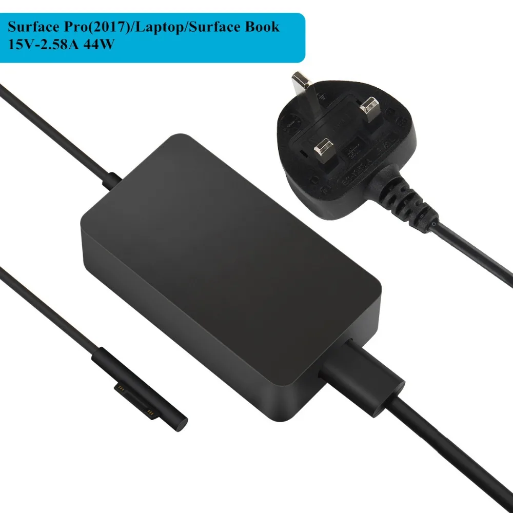 SuperNight 15V 2.58A 44W Power Supply Adapter for Microsoft Surface Laptop Pro 3 4 5 Book AC DC Switching Charger with USB Port (7)