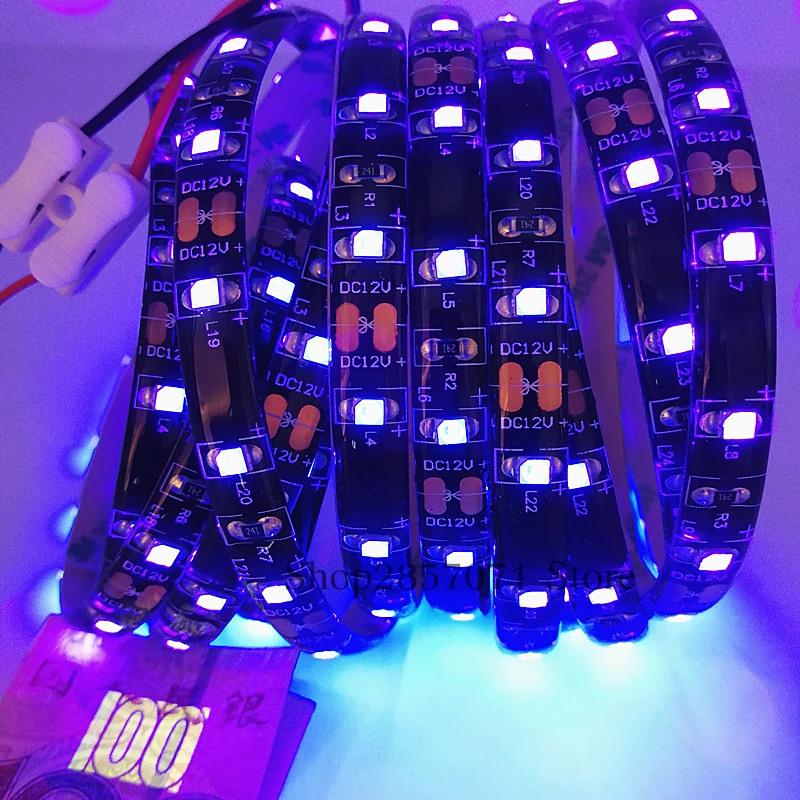 UV Light LED Strip UV Night Fishing Lights Ultraviolet 395 405nm LED