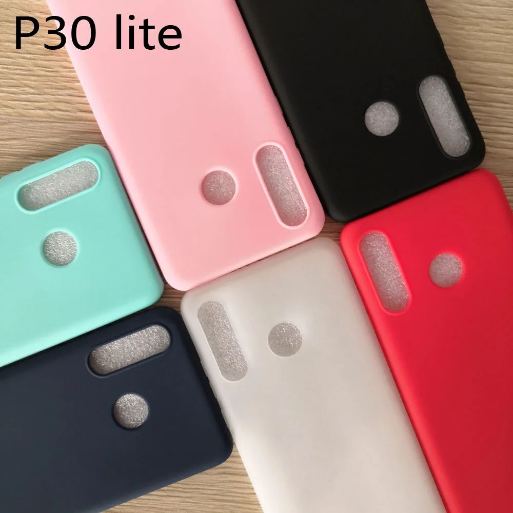 

Huawei P30 lite Matte Case P30lite Rubber bumper Silicone TPU soft case for Huawei P30 lite Ultra thin Candy colors soft case