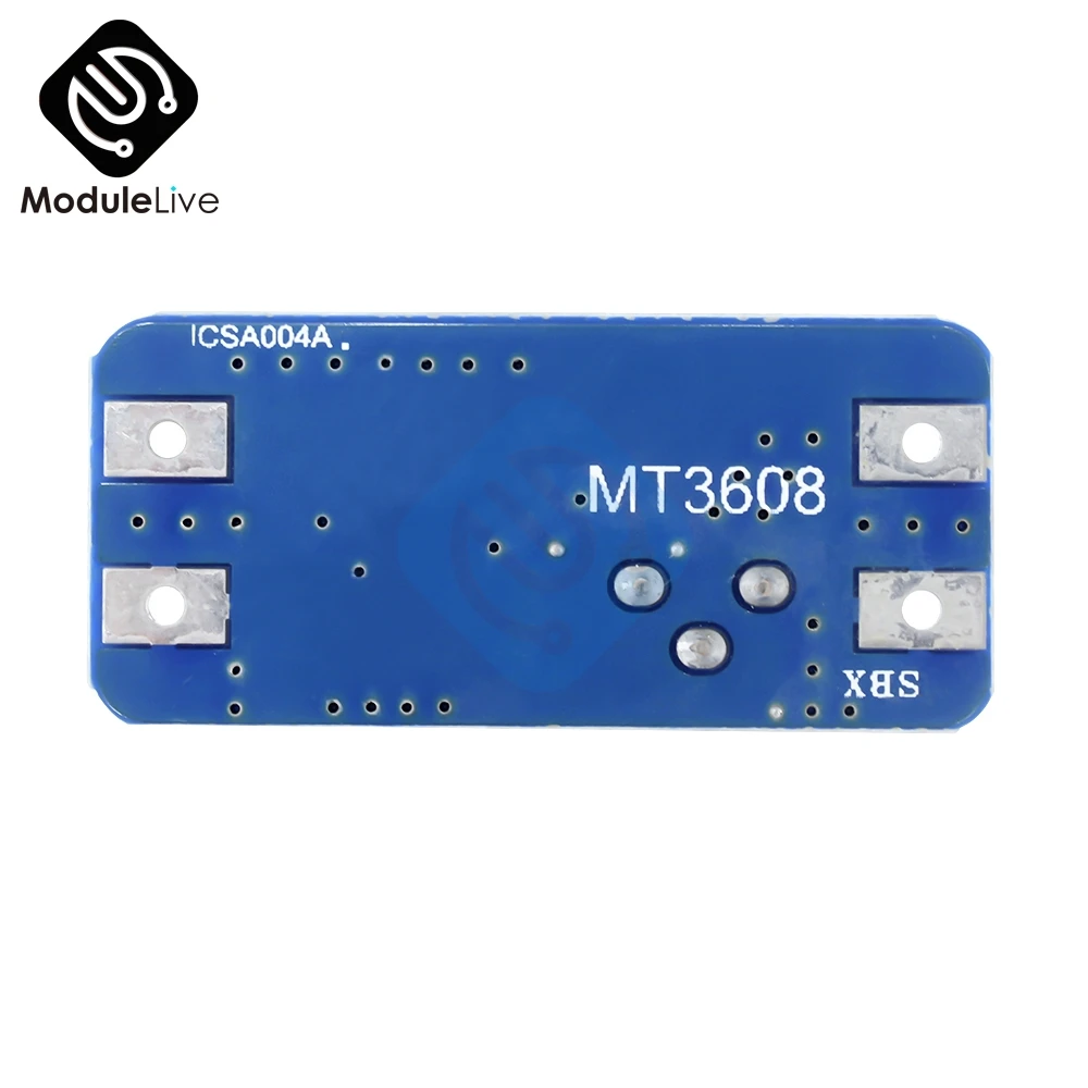100 шт. MT3608 DC-DC конвертер для Arduino доска Boost усилитель Макс выход 28В 2A Мощность модуль Мощность Удлинительный модуль