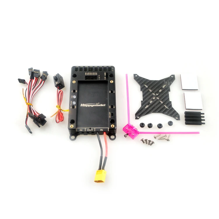 

1PC CNC Aluminum Alloy Happymodel Servo Distribution Board 3S 15V Steering Gear Rudder Distributor Section Module fr RC Aircraft