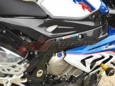 Бак боковые обтекатели панели для BMW S1000RR S1000R- полностью углеродное волокно саржа