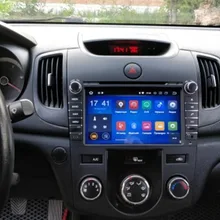 Android 8,1 Автомобильный мультимедийный dvd-плеер радио gps для KIA CERATO, FORTE руководство и Авто кондиционер версия 2008-2012 карты