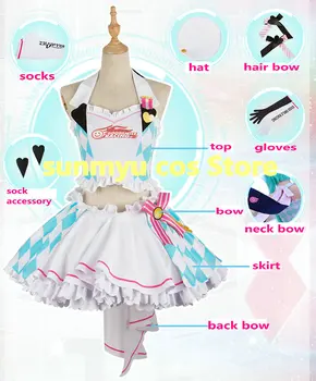 

Free Shipping!2019 VOCALOID Racing Miku Hatsune Miku Clay Motorcycle Suits Cosplay Costume Halloween Wholesale