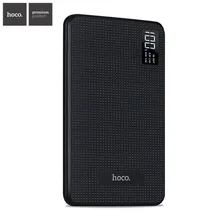 HOCO power bank 30000mAh Portable PowerBank quick Charge power socket three USB Output External Batteries Pack Digital Display