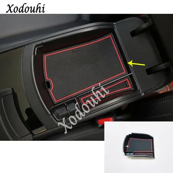 

car sticker inner plastic storage trim container center console cup holder gear box frame For Hyundai Santa Fe SantaFe 2019 2020