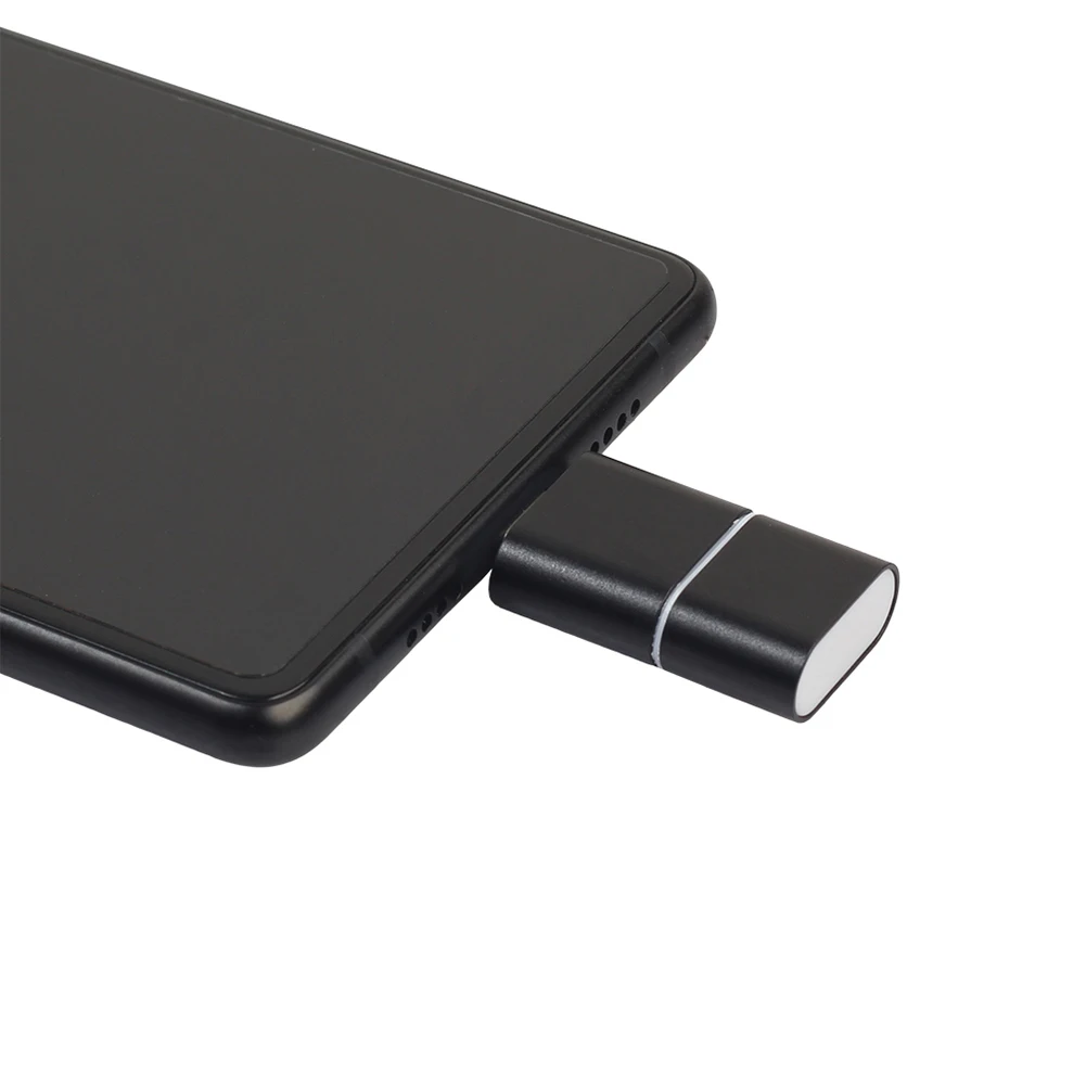Кард-ридер из алюминиевого сплава двойного назначения OTG type-C USB2.0 2 в 1 OTG адаптер Максимум 128 Гб SD карта TF флэш-кардридер Прямая поставка
