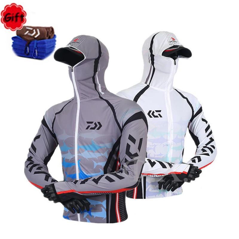 New Summer Men Ice Fishing Clothing Long Sleeve Breathable Anti