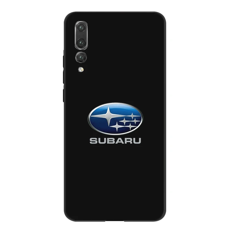 Для мобильного телефона TPU чехол для телефона для Huawei Honor 6a 7A 7C 7X8 9 10 Lite 8X 8C Примечание 10 покрытие автомобиля Логотип Subaru оболочка