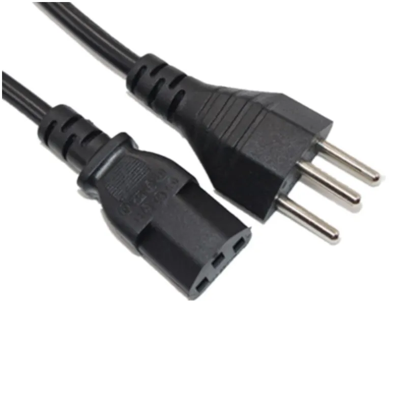 

Swiss Power Cable Switzerland IEC C13 AC Power Extension Cord 1.5m 18AWG For Desktop PC Computer Monitor Epson Printer Sony TV