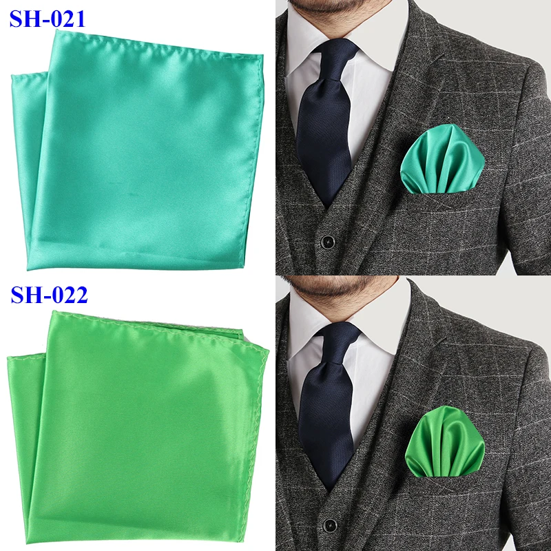 Tailor Smith 30x30 см; однотонные Цвета Hankerchief карманные квадраты 31 Цвета класса люкс мужские шелковые сенсорный мягкие платки полотенце для