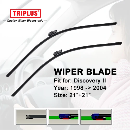 Upgrade Wiper Blade for Land Rover Discovery 2 1998 2004 1set 21 21 Flat Aero Beam